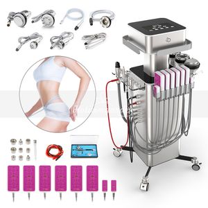 Kavitasyon Ultrason Yağ kaybı Vakum Microcurrent Bipolar RF Yüz Germe elmas Dermabrazyon Lipo Lazer Zayıflama Güzellik Ekipmanları