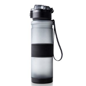 Butelka wodna sportowa ml l BPA Bezcienne szczelne butelki Lekkie butelki na zewnątrz kemping zamykana pokrywa open
