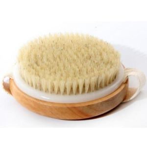 Naturliga borst Borstle Brush Body Maasage Health Care Bath Brush For Bath Shower Borstle Borstes Massage Body Brush LX6189