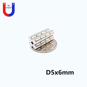 200 Stück Heißer Verkauf 5x6 Magnet 5*6mm Scheibe NdFeB-Magnet D5x6mm Seltenerdmagnet 5mm x 6mm 5x6mm Neodym-Magnete 5x6mm kostenloser Versand