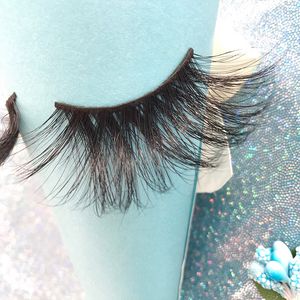 27mm 5d Mink Lashes With Free Lash Packaging Eyelashes Super Long Eyelash Handgjorda Falsk Eyelash G-Easy