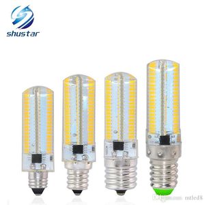 Avizeler için Dim E11 E12 E14 E17 G9 Led Ampul 100-140V 152 Ledler 110V 120V Mısır Ampul Silikon Led Lambalar Kristal Mum