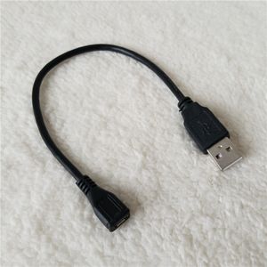 Micro B 5 pinos USB fêmea para USB 2.0 A macho adaptador cabo de extensão de dados de conversão