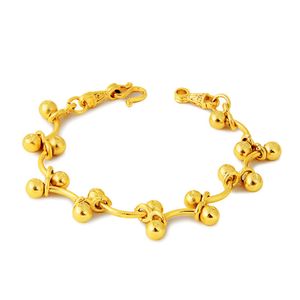Contas de link de link Corrente charme jóias 18k ouro amarelo enchido mais novo mulheres bracelete presente