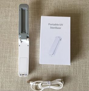 Portable UVC Esterilização Stick Esterilizante Cuidados Pessoal Sterilizer Viagem Sanitizer UV Luz Luz Lâmpada UV Cy88-24