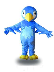 2018 Fabrikverkauf heißer blauer magischer Vogel-Abendkleid-Karikatur-erwachsenes Tiermaskottchen-Kostüm kostenloser Versand