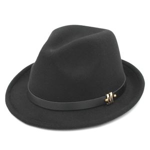 Unisex vuxen ny topp mode jazz fedora brim stilig trilby gangster mössa utomhus fest street casual elegant hattar vår sommar