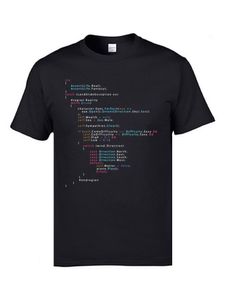 Farbige Code-Programmierung JS Männer T-Shirts Senior IT Engineer SCJP Programmierer 100 % Baumwolle T-Shirts Keyboardman Arbeitstag