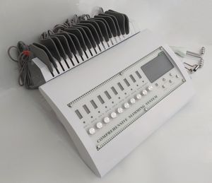 Fisioterapia Estimulação muscular elétrica EMS Máquina de emagrecimento Electro Pesagem de peso Estimulador Equipamento de salão com Bio Microcurrent