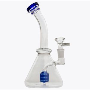 Hookahs glass water bong 14mm female colorful with bowl Thick oil rigs wax smoking hookah bubbler honeycomb pipes