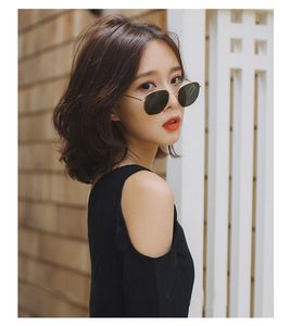 Luxury-Korean Version Of The Small Box Round Face Myopia Degree Sunglasses Girl Sunscreen UV Polarized Driving Driver Sunglasses