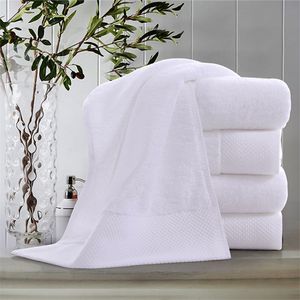 Asciugamano bianco in puro cotone per il bagno della casa Asciugamani per il viso della famiglia per adulti Ad asciugatura rapida, morbido e ad alto assorbimento
