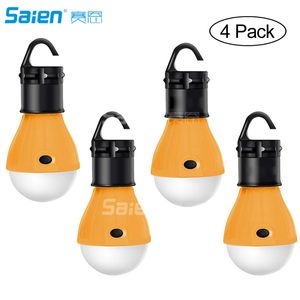 Portable Lanterns Camping Lights Bulb-4 Pack and 4 Colors (Yellow, Blue, Red & Green) outdoor Lantern-1.97X4.72 Inch Hanging Tent