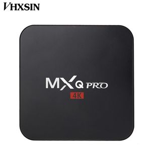 MXQ Pro Android 7.1 TV Box Amlogic S905W Quad Core Smart Mini PC 1G 8G Supporto Wifi 4K H.265 Streaming Google