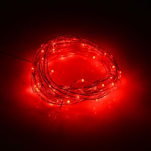1M 10 LEDs de fio de cobre Fada Luz Cordas AA a pilhas para Festival do feriado do Natal Decoração