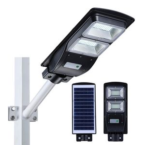 Luci solari aggiornate 20W 40W 60W Luce di sicurezza a LED Illuminazione esterna impermeabile per esterni Accensione / spegnimento automatico per vialetto da giardino