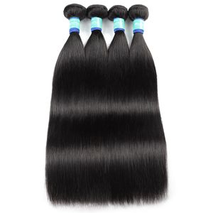10A Brazilian Silky Straight Human Hair Bundles 3/4 Bundles Deals Kinky Curly Indian Remy Human Hair Extensions Deep Wave Body Wave