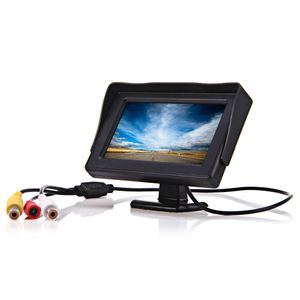 4.3 Inch car dvd TFT LCD Car Parking Rear View Monitor Camera Rotatable Display Screen DVD