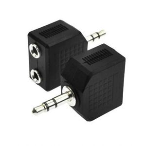 Słuchawki Audio Splitter 3,5 mm 1 Męski do 2 Kancelaria Słuchawkowa Zestaw słuchawkowy Konwertowanie Złącze Aux Splitters