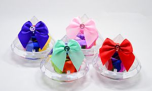 Nowy prezent ślubny mydło kwiaty pudełka domowe dekoracje piękne pachnące ślub favors najlepszy prezent dla przyjaciół kolorowe z diamentami