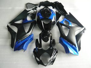 Blauwe Black Fairing Body Kit voor Suzuki GSXR1000 GSX R1000 Carrosserie GSX R1000 K7 Valerijen Set Geschenken