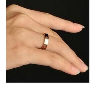 Nail and diamond ring, couple ring, rose gold, male and female screw, pair ring, narrow version