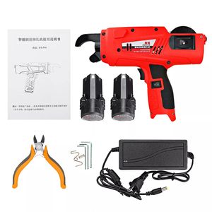 12V Automatisk handhållen Rebar Tier Tool Building Rebar Tying Machine Strapping Power Tools 8mm-34mm