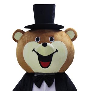 2019 venda Quente preto urso de pelúcia Mascot Costume adorável urso mascot costume for Halloween fancy dress