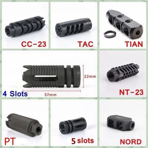 F&N Tactical .223/5.56 Steel Muzzle Brake 1/2&quot;x28 Thread Pitch With Crush Washer