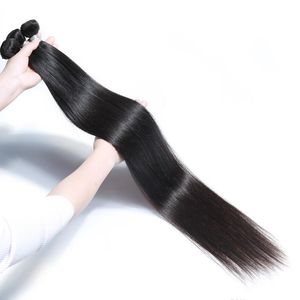 BeautyStarQuality Virgin Raw Hair Long Human Hair Indian Natural Straight Cuticle Aligned Hair Unprocessed Bundles Extensions