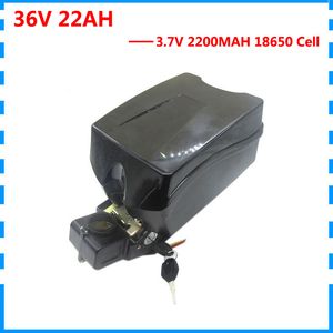 Free customs duty 36V 22AH Electric bike battery 1000W 36 V lithium battery Use 2200mah 18650 cell 30A BMS with 42V 2A Charger