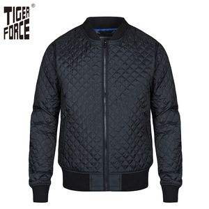 Tiger Force 2019 Argyle Men Bomber Jacket Mäns Vårjacka Mode Höst Windbreaker Högkvalitativa Män Coat Ytterkläder
