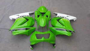 Injektionsvaror för Kawasaki Ninja ZX250R 08 10 12 Bodywork ZX 250R 2008 2010 2012 EX250 White Green Fairings Body Kit