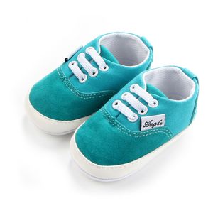 Bebek Erkek Kızlar Canvas Toddler Spor Sneaker Anti-Slip First Walkers Şeker Ayakkabıları