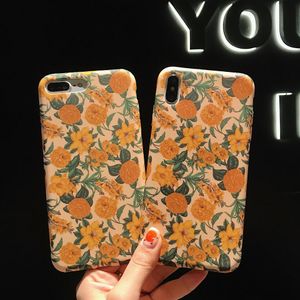 Wholesale leaf covers resale online - Colorful Flower floral Leaf Phone Case For iphone Plus S X XS Max XR Case For iphone Pro Max soft Back Cover