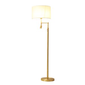 Enkel modern golvlampa Luxury Standing Light Lamp med Justera Spotlight Home Deco Soffa bredvid Reading Study Room Ny ankomst