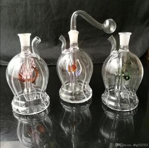 Edge of the round hoses , Glass Water Pipe Smoking Pipes Percolator Glass Bongs Oil Burner Water Pipes Oil Rigs Smoking with Dropper