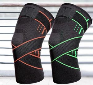 Design Knee Pads Säkerhet Fitness Träningstryck Cykling Stickning Knee Protector Knee Exercise Utrustning Basket Sport Fotboll Fotboll