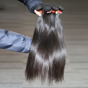 BeautyStarquality 100％キューティクル整列髪生バージンインドマレーシアの天然ストレートウェーブ人間の髪の束の拡張
