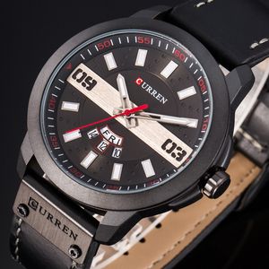 Curren Men's Watch Fashion Casual Business Wristwatch Waterproof Waterproof Quartz Male Clock Relogio Masculino RelOJ Hombre
