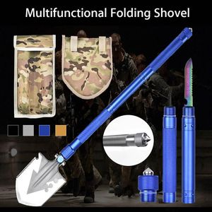 Multifunktionell Tactical Folding Shovel Outdoor Camping Portable Survival Emergency Hand Tools Set