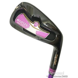 New Women Golf Irons Set ma Majesty Prestigio 9 Golf Clubs 5-9PAS Irons Graphite shaft L Flex irons shaft Free shipping