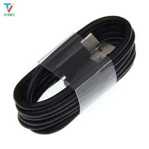 500 pcs / lote 1m de alta qualidade branco / preto redondo micro USB / tipo-c cabo de dados de cerveja direto para Samsung Huawei Xiaomi HTC