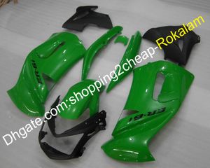 650R Racing 06 07 08 Fairings Kit för Kawasaki ER-6F 2006 2007 2008 Grön 650 Motorcykel Fairing Set (formsprutning)