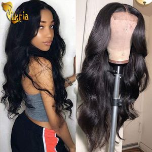Body Wave Lace Wig Unprocessed Peruvian Malaysian Indian Cambodian Mongolian Remy Human Hair Pre Plucked Hairline For Black Women