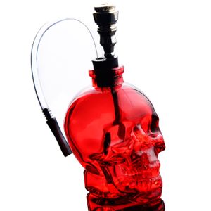 Skull Heady Bong in vetro Pipa ad acqua Narghilè in vetro Narghilè Shisha Tubo Durevole Mini Shisha Tabacco da fumo Pipa ad acqua in vetro Bong unico