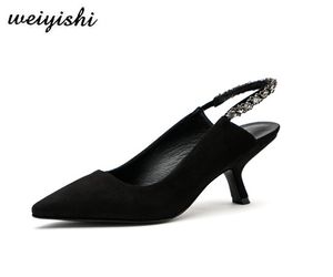 2018 women new fashion shoes. lady shoes, weiyishi brand 022