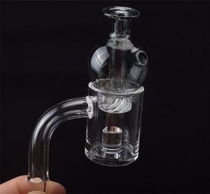 25mm XL Core Reactor Quartz Banger Nail med Spinning Carb Cap 10mm / 14mm / 18mm Kvinna / Manfogar 4mm tjock botten för rökning Bong