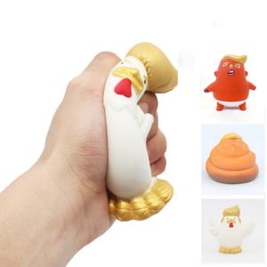 Donald Trump Squishy Lento Rising Toys Dos Desenhos Animados Super Macio Perfumado Jumbo Boneca Decoração Squeeze Adereços Presente Favor Do Partido 5 Estilos XD20347