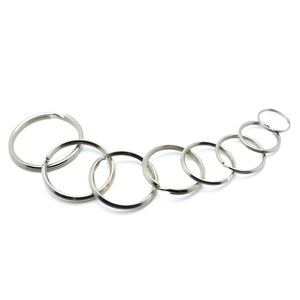 100pcs lot Key Rings Key Chain Split O-Rings Silver Nickel-Plated Bag Parts Accessories Free Shipping NEW